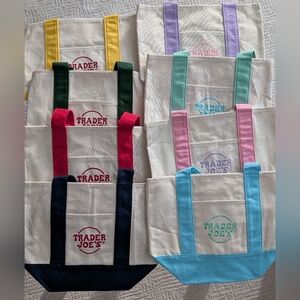 NEW: Trader Joe's mini canvas totes (set of 8 colors)
